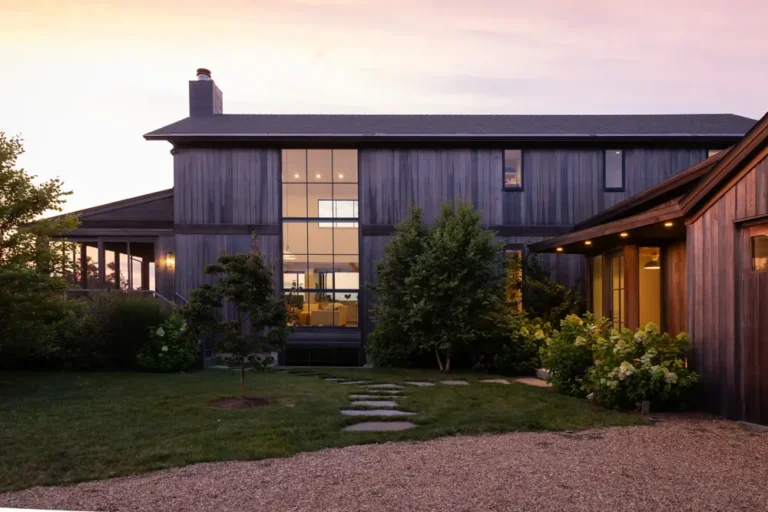 South Side of Main House at Sunset