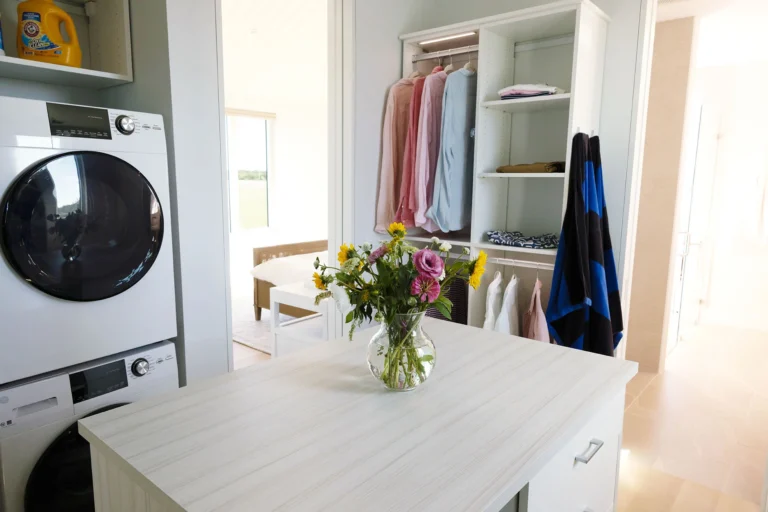 Upstairs Walk-in Closet and Washer-Dryer